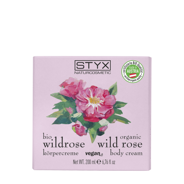BIO organic Body Cream with Wild Rose (Rosehip) 200ml